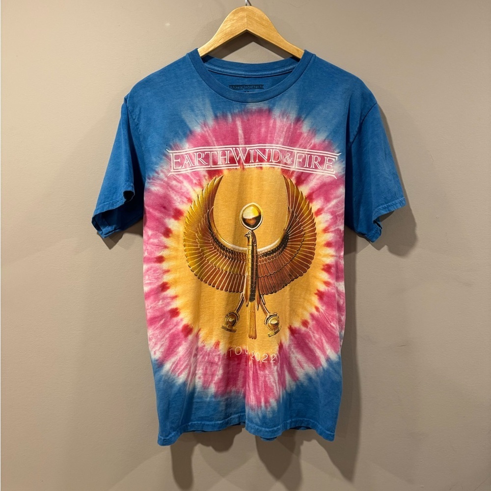 Earth, Wind & Fire Tie-Dye 2022 Tour Concert T-Shirt